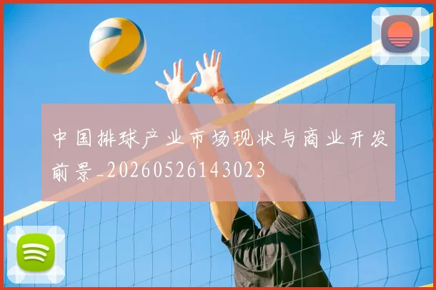 中国排球产业市场现状与商业开发前景_20260526143023